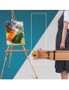 SJ_M2,Sevalet profesional din lemn de fag &ndash Stabilitate, eleganta si versatilitate pentru orice artist, inaltime reglabila 