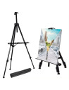 CRDSEV10,Sevalet pictura, trepied metalic cu picioare anti-derapante, inaltime reglabila 54 - 160 cm, husa transport inclusa, CR