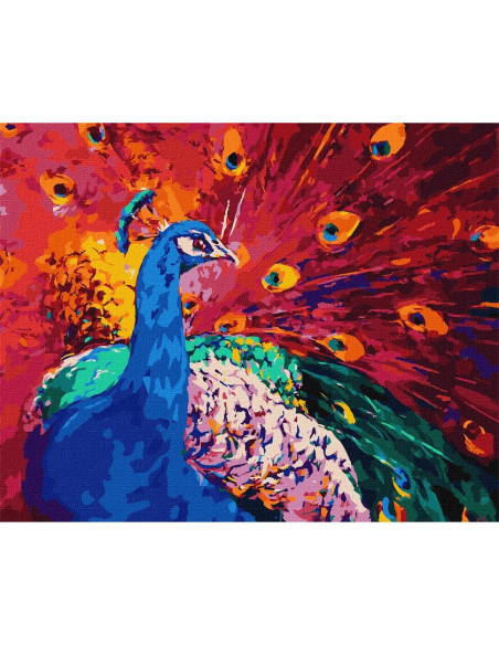 KHO4340,Pictura pe numere cu sasiu, 40x50 cm, KHO4340