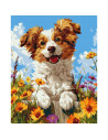 KHO6624,Pictura pe numere cu sasiu, 40x50 cm, KHO6624