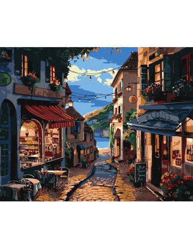 KHO3655,Pictura pe numere cu sasiu, 40x50 cm, KHO3655
