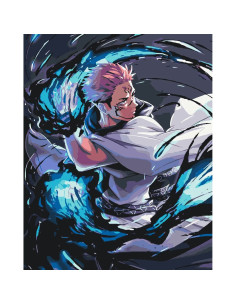 LW13860,Pictura pe numere cu sasiu, 40x50 cm, LW13860