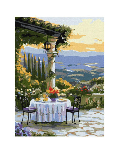 KHO2908,Pictura pe numere cu sasiu, 30x40 cm, KHO2908