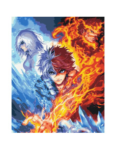 LW30630,Pictura pe numere cu sasiu, 40x50 cm, LW30630