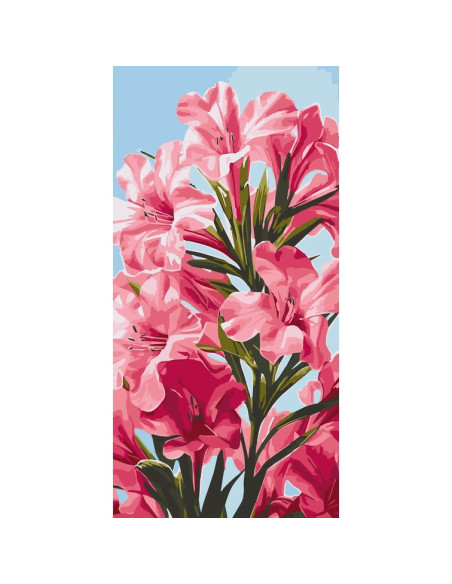 13100-AC,Pictura pe numere cu sasiu, 40x80 cm, 13100-AC