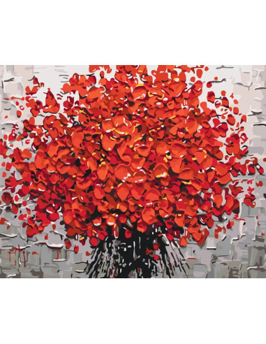 LW3002,Pictura pe numere cu sasiu, 40x50 cm, LW3002