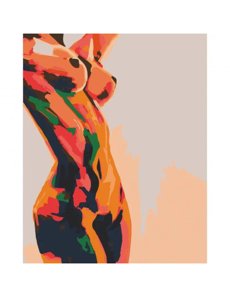 10301-AC,Pictura pe numere cu sasiu, 40x50 cm, 10301-AC