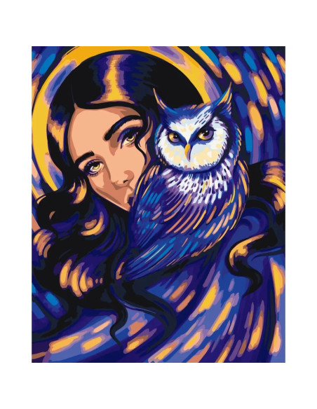 10623-AC,Pictura pe numere cu sasiu, 40x50 cm, 10623-AC