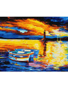 KHO2711,Pictura pe numere cu sasiu, 40x50 cm, KHO2711