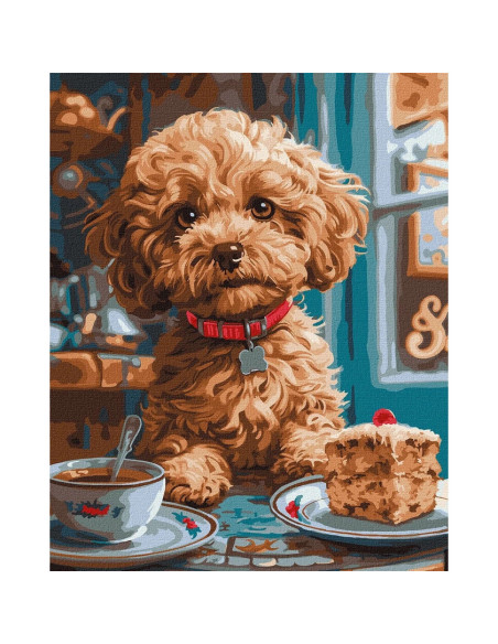 KHO6618,Pictura pe numere cu sasiu, 40x50 cm, KHO6618