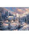 LW3253,Pictura pe numere cu sasiu, 40x50 cm, LW3253
