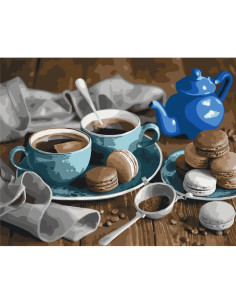 LW3016,Pictura pe numere cu sasiu, 40x50 cm, LW3016