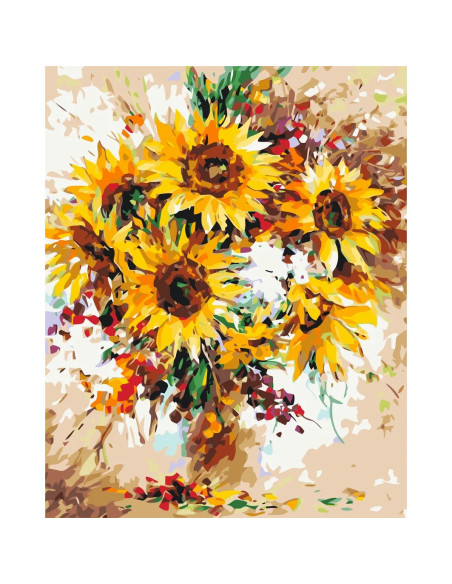 LW3074,Pictura pe numere cu sasiu, 40x50 cm, LW3074