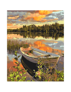 LW2196,Pictura pe numere cu sasiu, 40x50 cm, LW2196