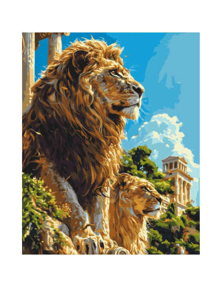 LW30930,Pictura pe numere cu sasiu, 40x50 cm, LW30930