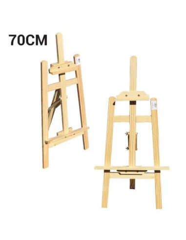 CRDSEV13,Sevalet pictura, material lemn de pin, inaltime reglabila maxim 70 cm inaltime