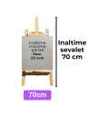 CRDSEV13,Sevalet pictura, material lemn de pin, inaltime reglabila maxim 70 cm inaltime