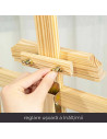 CRDSEV13,Sevalet pictura, material lemn de pin, inaltime reglabila maxim 70 cm inaltime