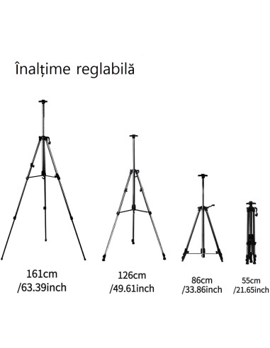 CRDSEV4,Sevalet metalic, mobil, ajustabil, max 160 cm inaltime - geanta transport inclusa