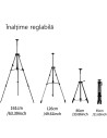 CRDSEV4,Sevalet metalic, mobil, ajustabil, max 160 cm inaltime - geanta transport inclusa