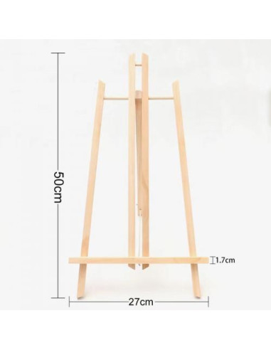 CRDSEV1,Sevalet de birou din lemn de pin, suport pictura si expunere tablouri de pana la 40x50 cm