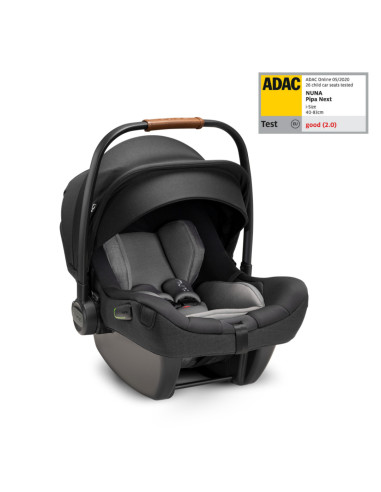 BB-CS10218CVRGL,Nuna - Scoica auto i-Size Pipa Next Caviar, nastere - 83 cm, testata ADAC