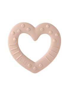 BB-3100244,BIBS - Jucarie de dentitie in forma de inima, Blush