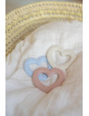 BB-3100244,BIBS - Jucarie de dentitie in forma de inima, Blush