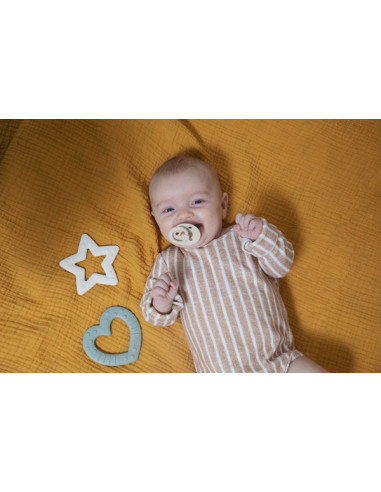 BB-3000244,BIBS- Jucarie de dentitie in forma de steluta, Blush