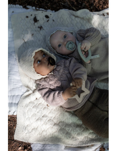 BB-3100216,BIBS - Jucarie de dentitie in forma de inima, Ivory