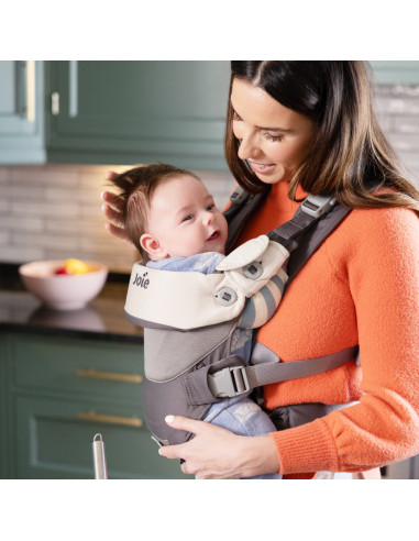 BB-V2209ACCBL990,Joie - Marsupiu ergonomic 3 in 1 pentru bebelusi Savvy Lite Cobblestone