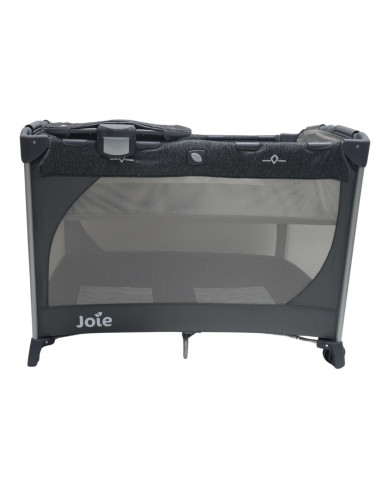 BB-P1028LAF02000,Joie - Patut pliant Commuter Change Gray Marble, cu cosulet detasabil inclus