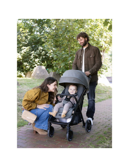 BB-S2311AASDS000,Joie - Carucior ultracompact Parcel LX, nastere - 22 kg, Signature Sandstone