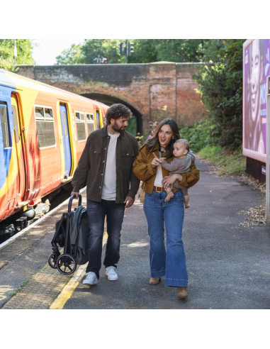 BB-S2311AASDS000,Joie - Carucior ultracompact Parcel LX, nastere - 22 kg, Signature Sandstone