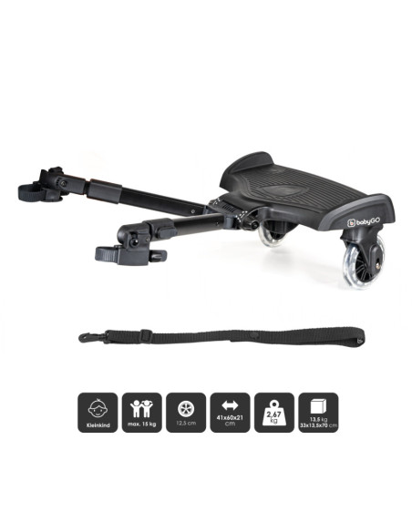BB-BGO-68001,BabyGo - Adaptor carucior WeGo pentru al doilea copil