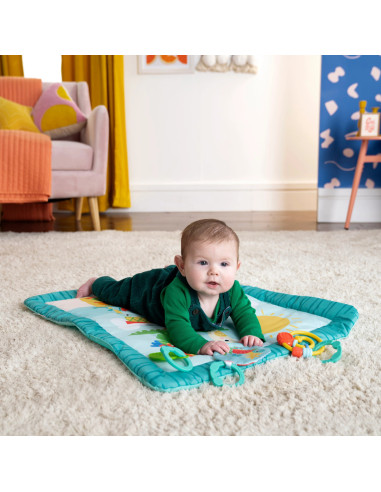 BB-12475,Bright Starts - Salteluta de joaca cu bara de jucarii Tiki Toy Bar