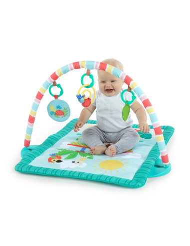 BB-12475,Bright Starts - Salteluta de joaca cu bara de jucarii Tiki Toy Bar