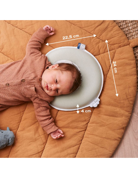 BB-A050234,Babymoov - Perna anti-plagiocefalie Cosyhead Fresh Sage Green