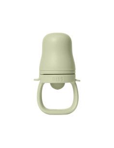 BB-4350250,BIBS - Dispozitiv de hranire Baby Feeder cu 2 tetine din silicon, Sage 2