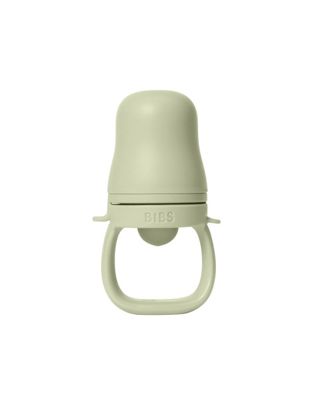 BB-4350250,BIBS - Dispozitiv de hranire Baby Feeder cu 2 tetine din silicon, Sage