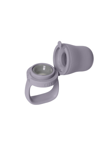 BB-4350303,BIBS - Dispozitiv de hranire Baby Feeder cu 2 tetine din silicon, Fossil Grey