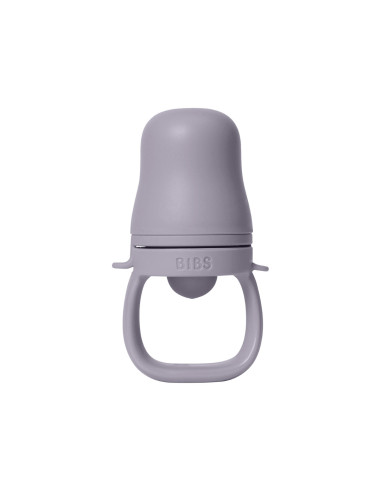 BB-4350303,BIBS - Dispozitiv de hranire Baby Feeder cu 2 tetine din silicon, Fossil Grey