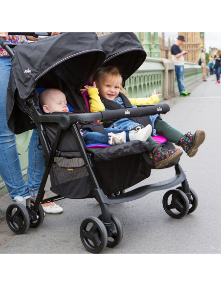 BB-S1217BAPEB000,Joie - Carucior de gemeni Aire Twin Pebble