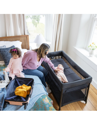 BB-P2431AASHA000,Joie - Patut pliant de calatorie transformabil in tarc Amigo, Shale