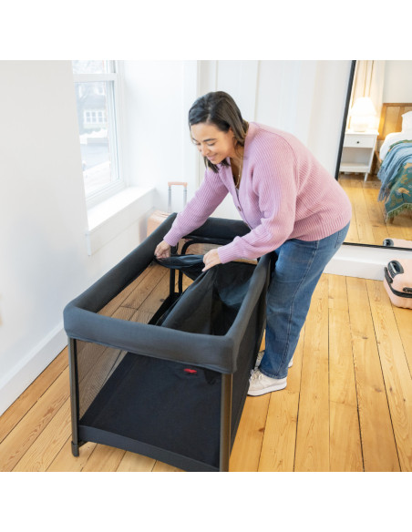 BB-P2431AASHA000,Joie - Patut pliant de calatorie transformabil in tarc Amigo, Shale