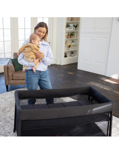 BB-P2431AASHA000,Joie - Patut pliant de calatorie transformabil in tarc Amigo, Shale