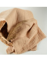 BB-CDSW002,ONINO - Muselina multifunctionala din bumbac 100% organic, HUG.me, Oatmeal Beige, x1 bucata, 120 x 120 cm, certificat