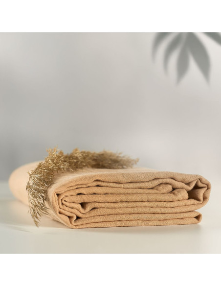 BB-CDSW002,ONINO - Muselina multifunctionala din bumbac 100% organic, HUG.me, Oatmeal Beige, x1 bucata, 120 x 120 cm, certificat