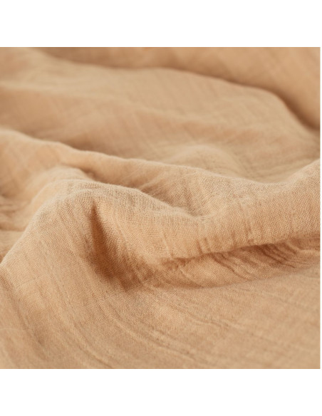 BB-CDSW002,ONINO - Muselina multifunctionala din bumbac 100% organic, HUG.me, Oatmeal Beige, x1 bucata, 120 x 120 cm, certificat