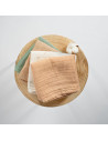 BB-CDSW002,ONINO - Muselina multifunctionala din bumbac 100% organic, HUG.me, Oatmeal Beige, x1 bucata, 120 x 120 cm, certificat